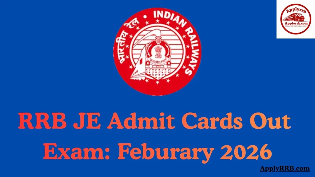 RRB JE Exam Date 2026