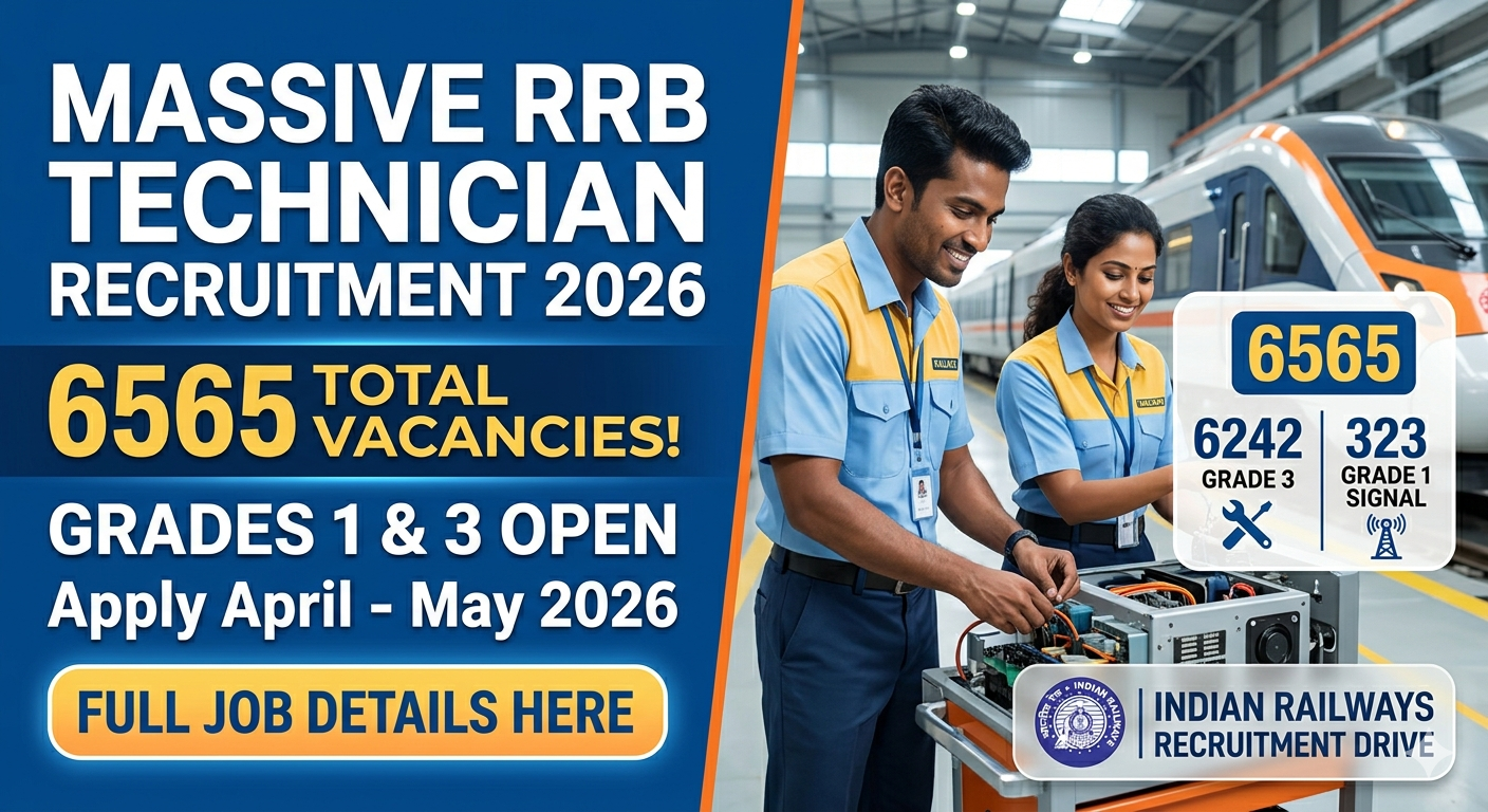 RRB Technician Upcoming Draft Vacancies 2026