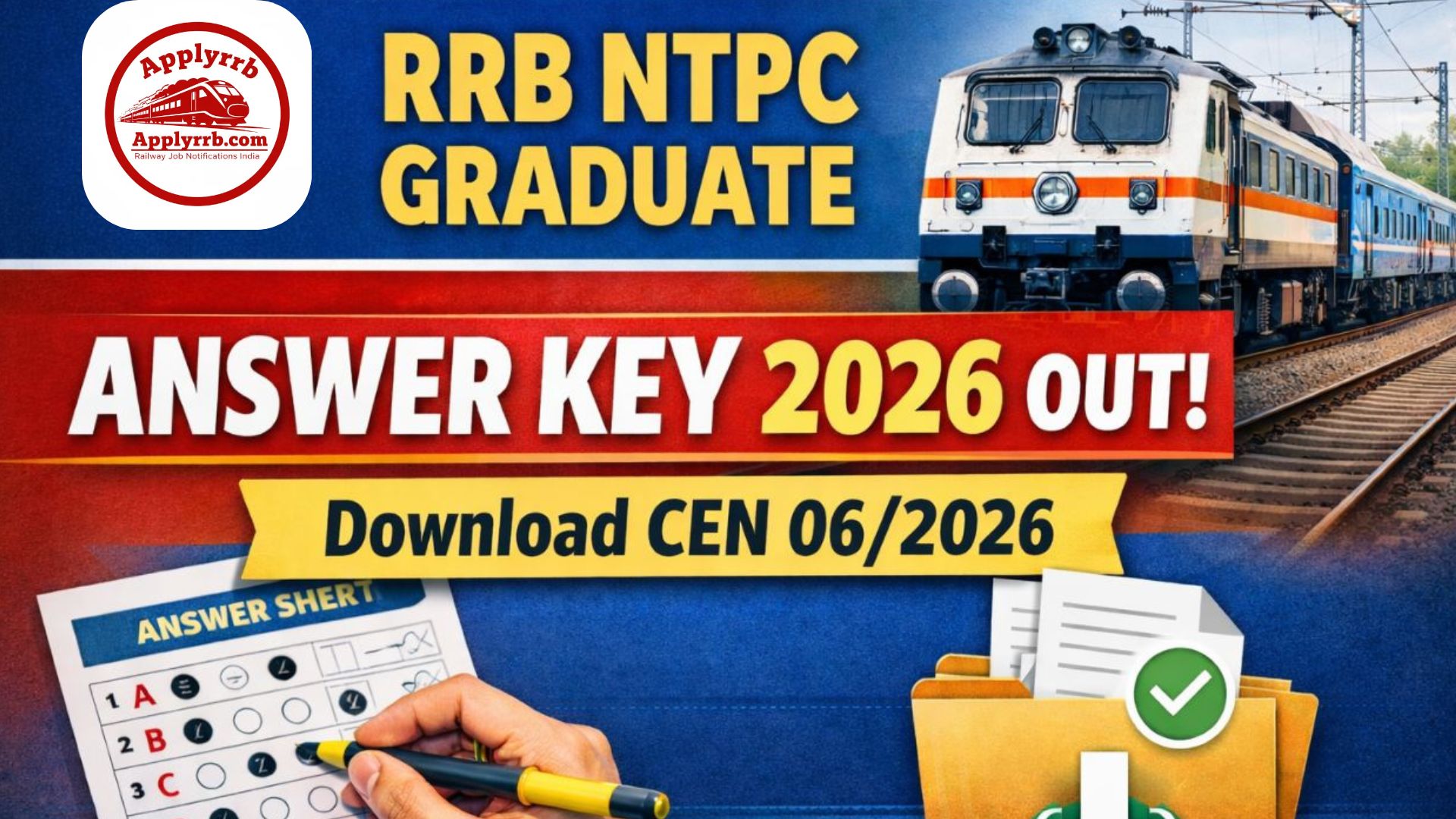 RRB NTPC Graduate Answer Key 2026