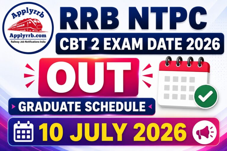 RRB NTPC CBT 2 Exam Date 2026